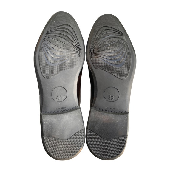 Cerruti 1881 Dark Brown Leather Cap Toe Shoes - Picture 5 of 6